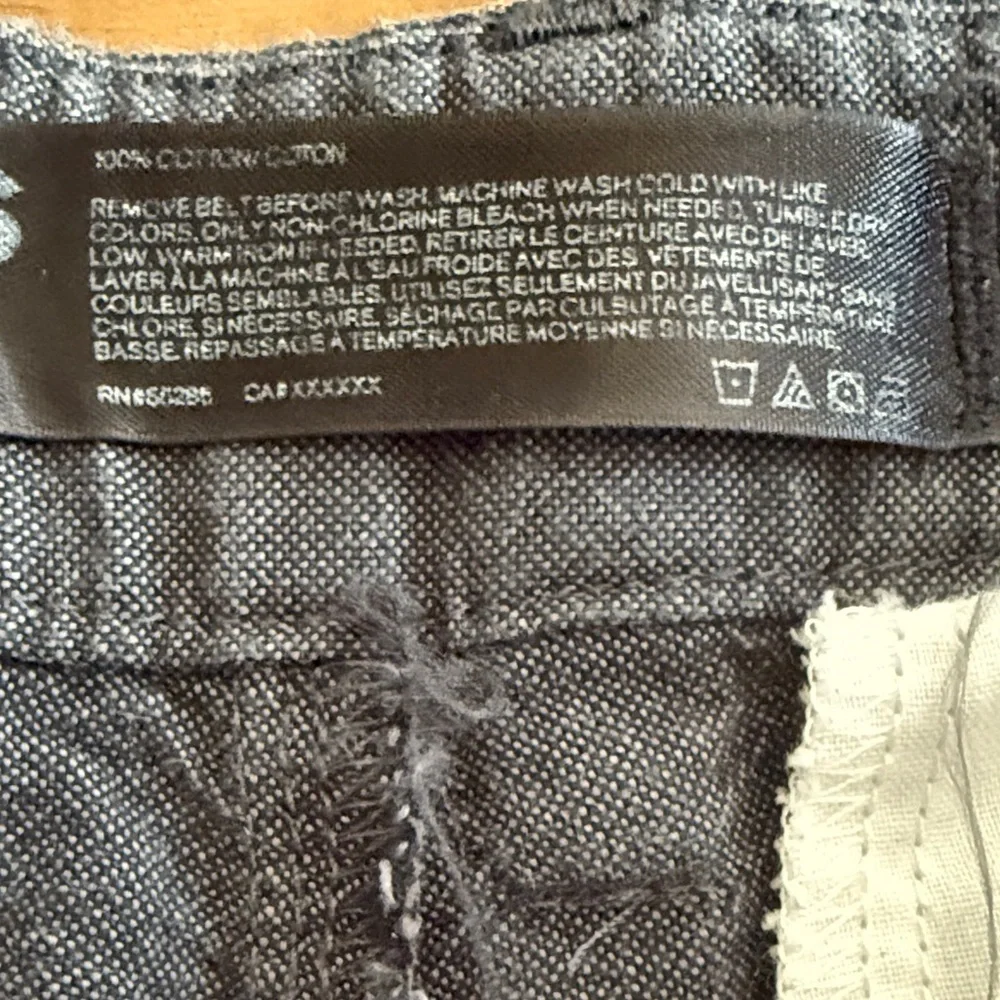Express Charcoal Flat Front Shorts